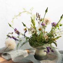 Artikel Keramik Dekoschale Creme Graugrün Ø20cm H16cm für Innenräume