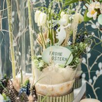 Artikel Deko-Stecker Ostern Hase Metall Grün Osterhasen Osterdeko 4 St