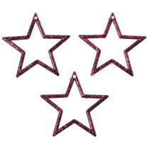 Artikel Deko Stern Berry Glitter Tischdeko Weihnachten 4,5cm 120 St