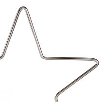 Artikel Deko Stern Weihnachten Silber Hängend Ø15cm 6er Set