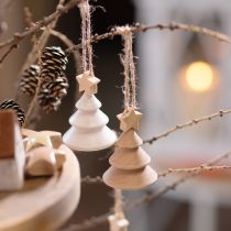 Artikel Deko Tannenbaum Holz FSC Christbaum Hänger 6 Stk