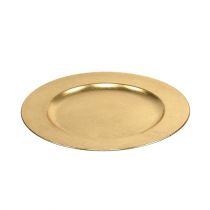 Artikel Deko-Teller Kunststoff Gold Ø28cm