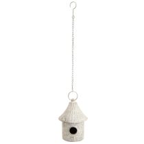 Artikel Deko Vogelhaus aus Metall zum Aufhängen in Antik-Optik Ø15cm H21cm für Garten und Balkon