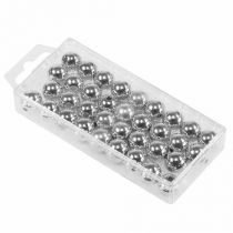 Artikel Deko-Perlen Silber Metallic 14mm 35 St