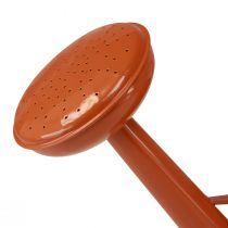 Artikel Metall Deko Gießkanne im Landhausstil Orangebraun 26cm 5L - Vielseitig einsetzbar als Pflanzgefäß & Dekokanne