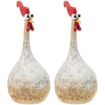 Artikel Deko Hühner Deko Figur Osterdeko Huhn lustig H26cm