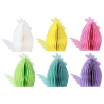 Artikel Deko Hühner Huhn aus Wabenpapier 11×6m5×12cm 6St