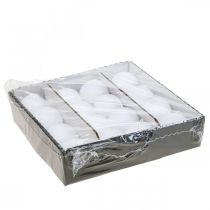 Artikel Weiße Kugelkerzen, Hochwertige Tischdeko, Stimmungsvolle Beleuchtung für Hochzeit, Advent, Ø60mm, 16er Set