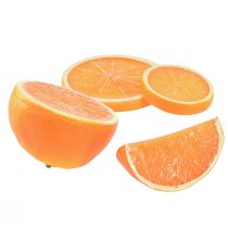 Deko Orangen Künstliches Obst in Stücken 5–7cm 10St