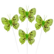 Artikel Deko Schmetterlinge Grün 8cm 6St