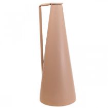 Artikel Deko Vase Metall Henkel Bodenvase Lachs 20x19x48cm
