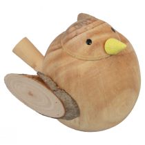 Artikel Deko Vögel Holzvögel Tischdeko Frühling Natur 7cm 3 St