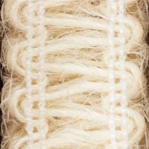 Artikel Dekoband Jute Cremeweiss 15 mm x 15 m Geschenkband