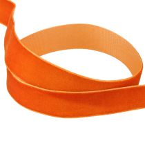 Artikel Dekoband Samtband Band Dunkles Orange 20mm 10m