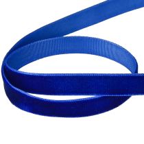 Artikel Dekoband Samt Velvet Blau 10mm x 20m für Geschenk- und Bastelarbeiten