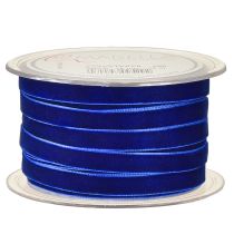 Artikel Dekoband Velvet Samtband Blau 10mm 20m