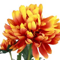 Artikel Kunstblumen Deko Dahlien Künstliche Blüten Orange 62cm