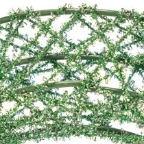 Artikel Grüner Kranz aus Metall-Drahtgeflecht 19 cm für kreative Dekorationen, 2 Stück