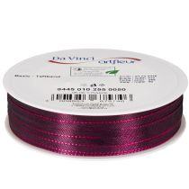 Artikel Dekoband glänzend Taftband 10mm 50m Berry für Geschenkdekoration