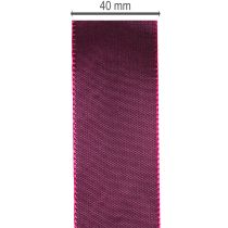 Artikel Taft Geschenkband 40 mm x 50 m Burgunderrot für Weihnachtsdekoration