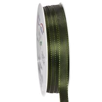 Artikel Dekoband Taft 10mm 50m Moosgrün für Geschenk- und Dekorationsideen