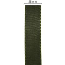 Artikel Schmuckband Taft glänzend Grün 25mm x 50m