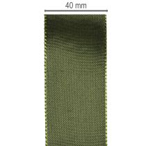 Artikel Satinband Taft 40 mm x 5 m Moosgrün Geschenkdeko