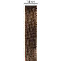 Artikel Taftband Braun 15 mm x 10 m für Dekoration und Verpackung