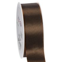 Artikel Taftband Braun glänzend 40 mm x 50 m für Dekoration und Geschenkverpackung