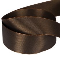 Artikel Taftband Braun glänzend 40 mm x 50 m für Dekoration und Geschenkverpackung