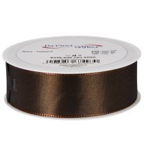 Artikel Taftband Braun glänzend 40 mm x 50 m für Dekoration und Geschenkverpackung