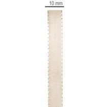 Artikel Geschenkband Stoff Beige 10 mm x 50 m für Dekoration und Verpackung