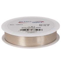 Artikel Dekoband Satin Beige 25mm x 50m für Dekoration und Geschenkverpackung