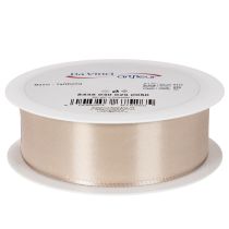 Artikel Dekoband Taft 40mm Beige 50m für vielseitige Dekoration und Geschenkgestaltung