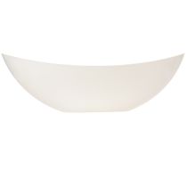 Artikel Dekoschale Kunststoff Beige 55,5 x 14 cm H 17,5 cm für Tischdekoration