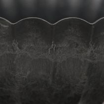 Artikel Dekoschale rund Anthrazit Pflanzschale mit Rillen Ø28cm