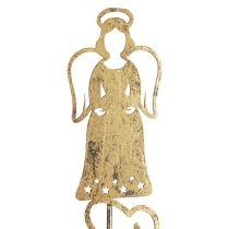 Artikel Dekostecker Metall Engel Deko Engelsgeduld Gold 7cm × 50cm