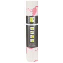 Artikel Dekostoff Flamingo Weiß-Pink 30cm x 3m