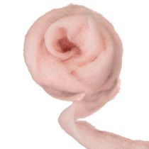Artikel Dekowolle Rosa 2m aus 100% Schafswolle für Floristik und Bastelarbeiten