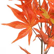 Dekozweig Ahorn Orange Blätter Kunstzweig Herbst 80cm