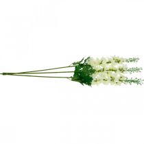 Artikel Delphinium Weiss 3er Set Künstlicher Rittersporn Seidenblumen 80cm