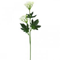 Artikel Künstliche Dillblüten, 49 cm, Grün-Weiss, 9 Stiele, Dekopflanze aus Kunststoff und Metall