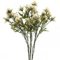 Artikel Distel künstlich Deko-Zweig Creme 10 Blütenköpfe 68cm 3St