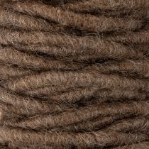 Artikel Wollkordel Braun 55 m x 0,5 cm – Dekoschnur für Floristik und Basteln