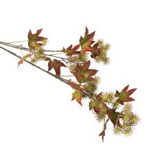 Artikel Künstlicher Herbstzweig Amberbaum mit Laub und Fruchtständen 132 cm
