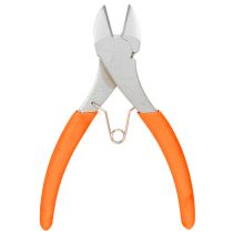 Artikel Drahtschneider mit Metallklinge und gummierten Griffen, 17 cm, orange