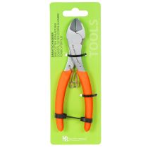 Artikel Drahtschneider mit Metallklinge und gummierten Griffen, 17 cm, orange