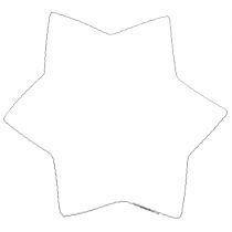 Artikel Drahtstern Wellenform 30 cm, 10 Stück, für Kränze und DIY-Dekoration
