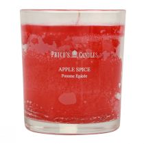 Duftkerze im Glas Duftkerze Weihnachten Apple Spice H8cm