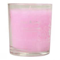 Artikel Duftkerze im Glas Duft Kirschblüte Kerze Rosa H8cm